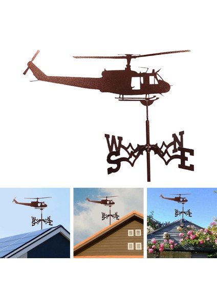 Rüzgar Gülü Çatı Rüzgar Östergesi Için Rüzgar Gülü 50X30CM Helikopter (Yurt Dışından) modelleri