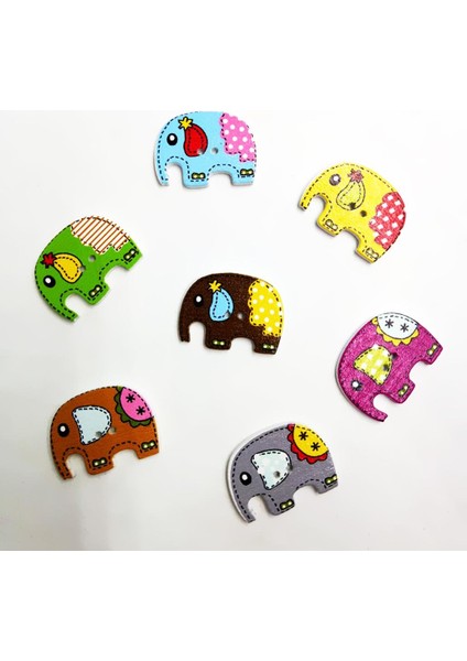 50 Fil Şekli Delikli Düğ Süslemeler (Yurt Dışından) fırsatları