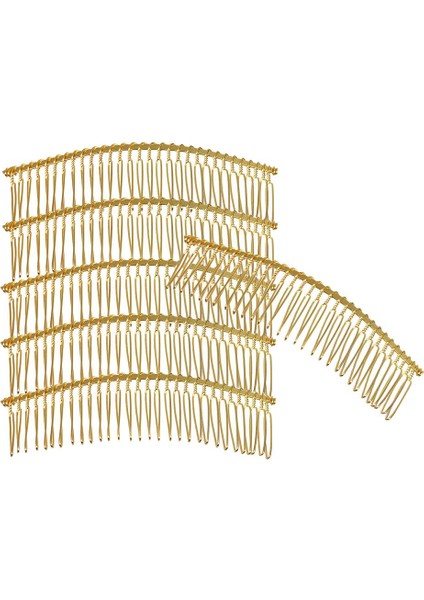 Takı Altın Için 6 Ş Saç Combs Saç Klipleri Pimleri (Yurt Dışından)