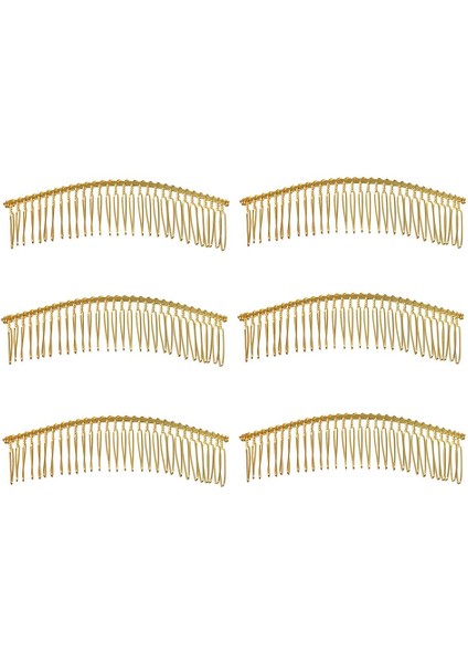 Takı Altın Için 6 Ş Saç Combs Saç Klipleri Pimleri (Yurt Dışından) fiyatları