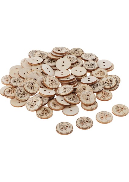 Ahşap Düğmeler Dikiş Işçiliği Için Moda Delikli Düğmeler (Yurt Dışından)