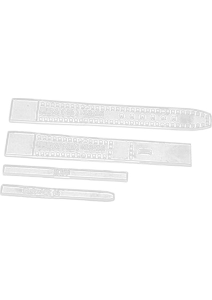 4 2 Boyutları Dıy El Sanatları Akrilik Saat Stencil Ş Araçları (Yurt Dışından)