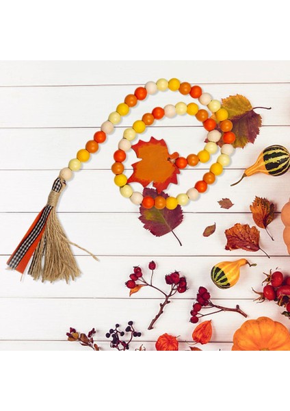 Ahşap Püskül Ülke Çelenk Kolye Dekor Dua 60 cm Akçaağaç Yaprağı (Yurt Dışından) fırsatları