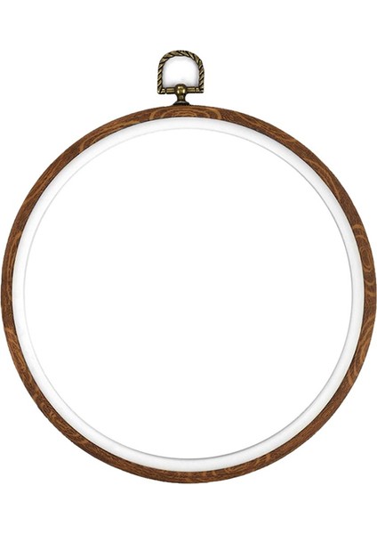 El Nakış Çember Çapraz Ş Çerçeve Yuvarlak Dıy Zanaat 21.8 cm (Yurt Dışından)