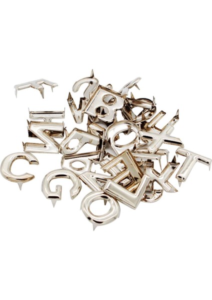 26 Ingilizce Mektup Pençe Perçin Çiviler Punk Pantolon Dekorasyon (Yurt Dışından)
