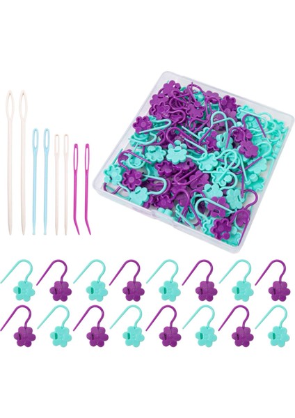 108PCS Tığ Işi Ş Işaretleri Tığ Işi Pimleri Şık 8pc Tığ Işi Ekleri Için Örgü (Yurt Dışından) fırsatları