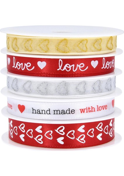 Kurdeleler Sevgililer Günü Hediye Paketleme Kurdelesi Dıy El Sanatları Saç 5 (Yurt Dışından) fiyatları