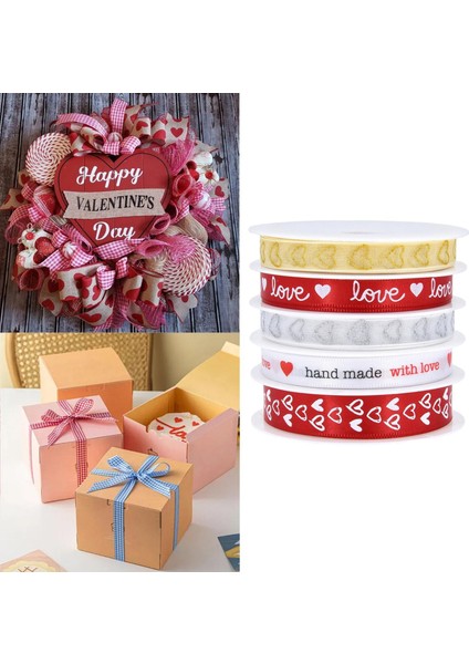Kurdeleler Sevgililer Günü Hediye Paketleme Kurdelesi Dıy El Sanatları Saç 5 (Yurt Dışından) indirimleri