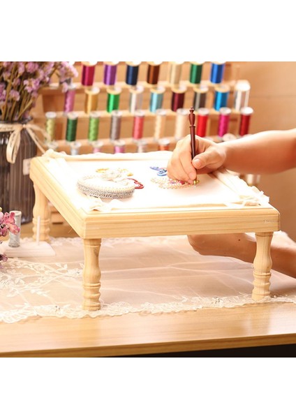Nakış Standı Daire Ayak Seti 4 Ayak Artarak Çapraz Dikiş Çemberi (Yurt Dışından) fırsatları