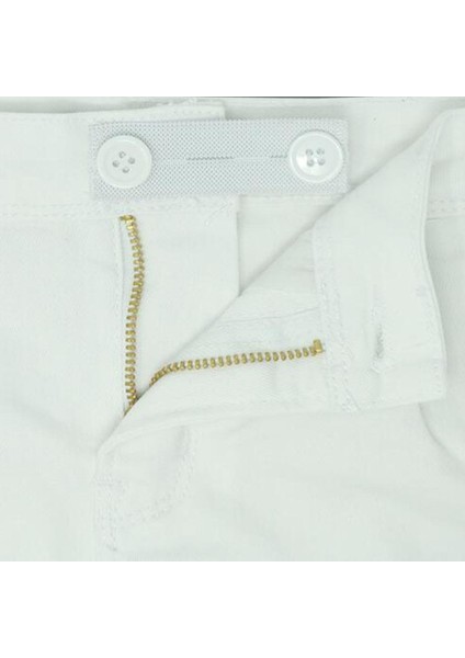 5 Adet Yüksek Elastik Bel Genişletici Ayarlanabilir Pantolon Düğmesi Fit 3 Delik Beyaz (Yurt Dışından) fırsatları