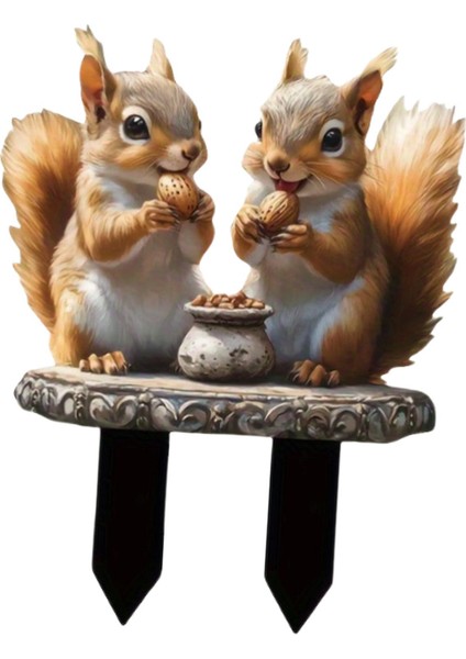 2d Akrilik Işaret Saksı Bitki Dekor Bahçesi Çim (Yurt Dışından)