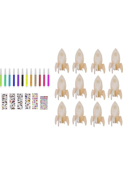 Ahşap Şekiller Art Craft Cadılar I I Için Bitmemiş Ahşap Kesikler 12 Aksesuarlar (Yurt Dışından) fiyatları