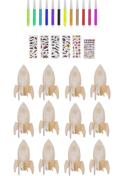 Ahşap Şekiller Art Craft Cadılar I I Için Bitmemiş Ahşap Kesikler 12 Aksesuarlar (Yurt Dışından) modelleri