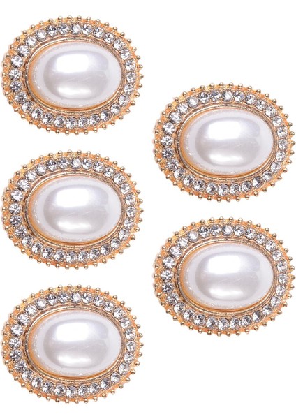 Dıy El Sanatları C Için 5 Rhinestone Düğ Bezemeler Flatback (Yurt Dışından) fırsatları