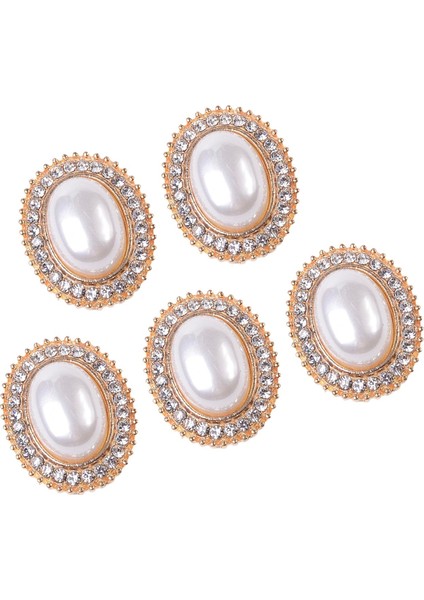 Dıy El Sanatları C Için 5 Rhinestone Düğ Bezemeler Flatback (Yurt Dışından) indirimleri