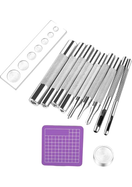 Çanta Yapımı Için 12 Punch I Punch Tabanı Yapış Perçin Icı (Yurt Dışından)