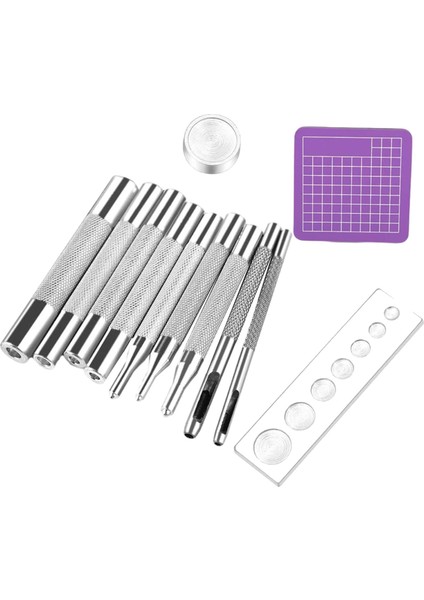 Çanta Yapımı Için 12 Punch I Punch Tabanı Yapış Perçin Icı (Yurt Dışından) modelleri