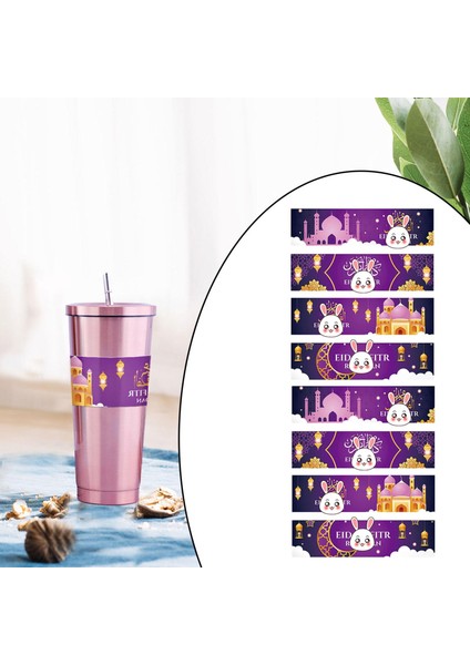 8 Eid Mubarak Su Şişesi Tavşan (Yurt Dışından) fırsatları