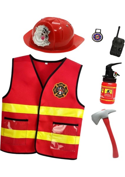 Çocuklar Için Itfaiyeci Ği Itfaiyeci Kostümü Çocuklar Çocuk Kı 6 (Yurt Dışından) fırsatları