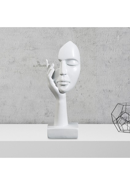 Basit Yaratıcı Kadınlar Çalışma Odası Yatak Odası Dekorasyonu Için Sanat Heykeli Beyaz (Yurt Dışından) fırsatları