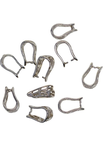 10 Ir Kolye Döngü Kolye Raptiye Kuşü Karabina 12.5X7X6MM (Yurt Dışından) modelleri