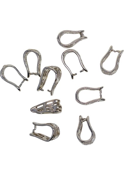 10 Ir Kolye Döngü Kolye Raptiye Kuşü Karabina 12.5X7X6MM (Yurt Dışından) fırsatları