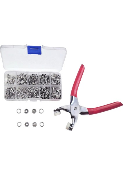 100 Set Metal Snap Düğmeleri Plıer Press Araç Kiti Snaps (Yurt Dışından) fiyatları