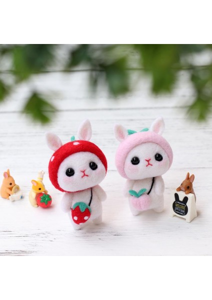 Tavşan Zanaat Tavşan Şapkası Giyen Dıy Yün Zanaat (Yurt Dışından) fiyatları