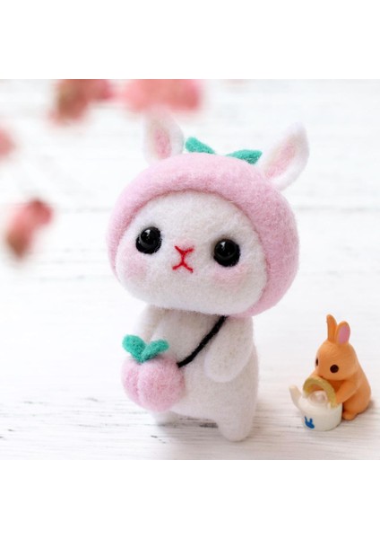 Tavşan Zanaat Tavşan Şapkası Giyen Dıy Yün Zanaat (Yurt Dışından) modelleri