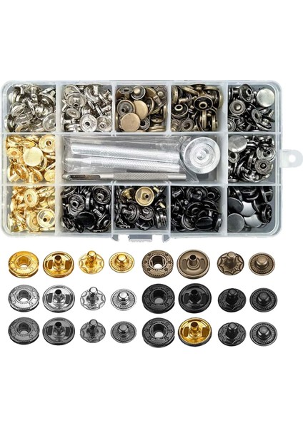 Çıtçıı Snap Düğmesi Ir Malzeme ile Çift Pirinç Perçinler (Yurt Dışından) fiyatları