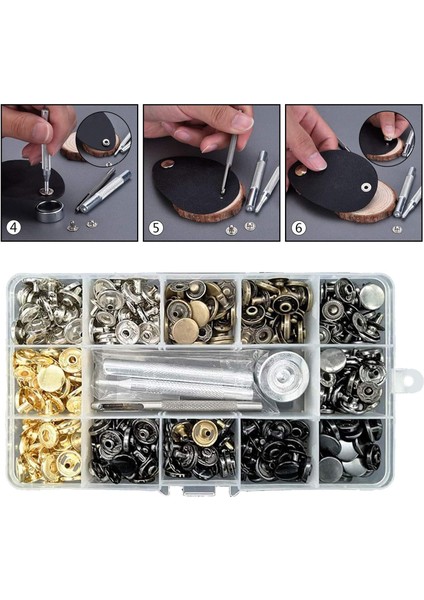 Çıtçıı Snap Düğmesi Ir Malzeme ile Çift Pirinç Perçinler (Yurt Dışından) indirimleri