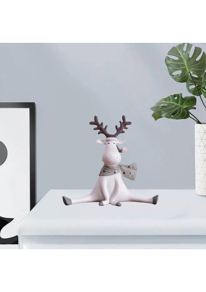 Kitaplı Standı Dekorasyonu Için Modern Geyik Heykelcik Heykeli, Reçine (Yurt Dışından) modelleri
