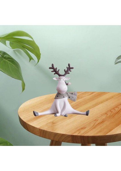 Kitaplı Standı Dekorasyonu Için Modern Geyik Heykelcik Heykeli, Reçine (Yurt Dışından) fırsatları