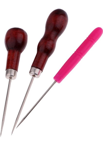 3'lü Paket Awl, Terziler Awl Ahşap I Scratch Awl Ş Awl I Için (Yurt Dışından) modelleri