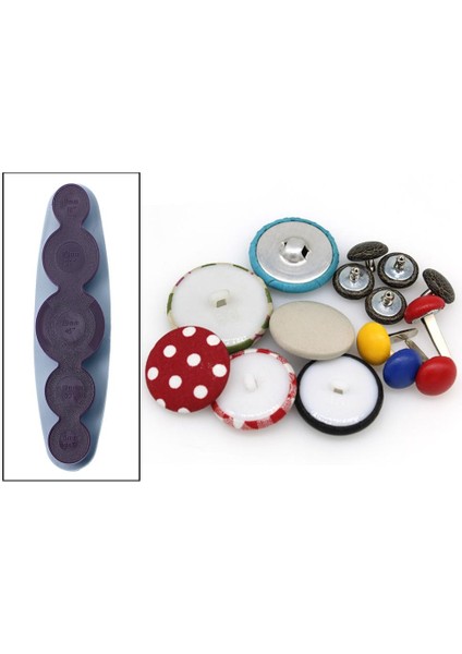 Yuvarlak Kapak Düğmeleri Aracı Dıy Torba Kumaş Toka Pres Düğmesi (Yurt Dışından) fiyatları