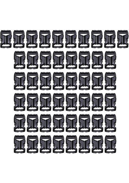 50 Parça Hızlı Açılan Tokalar Çıtçıtlı Klipler Yedek Sırt Çantası Tokası Dokuma (Yurt Dışından)