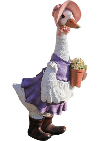 Ördek Heykeli Heykel Heykelcik Süs Açık Dekor I Kadın Ördek (Yurt Dışından)