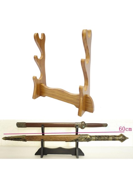Tanto Wakizashi Için Ahşap Stand Yatay Ekran Braket Tutucu Rafı (Yurt Dışından) fırsatları