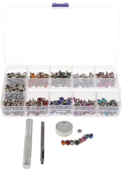 240 mm Perçinler Kristal Çiviler Çiviler Punk , Giyim El Sanatları Için Sabitleme I ile (Yurt Dışından) indirimleri