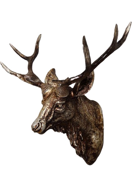 3D Geyik Kafası Heykeli Asılı I Süsleri Pirinç (Yurt Dışından) fiyatları