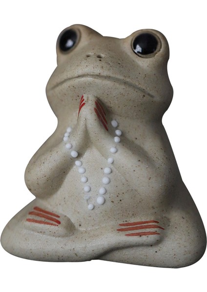 Seramik Kurbağa Çay Evcil Heykelcik Mini Aksesuarları Hatıra I A (Yurt Dışından) fiyatları