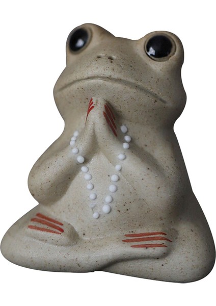 Seramik Kurbağa Çay Evcil Heykelcik Mini Aksesuarları Hatıra I A (Yurt Dışından) modelleri