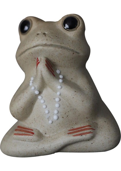 Seramik Kurbağa Çay Evcil Heykelcik Mini Aksesuarları Hatıra I A (Yurt Dışından) fırsatları
