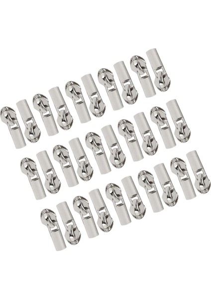 30 Fermuar Elcikleme Metal Ağır Hizmet Fermuar Elcikleme 3 Fermuar Argent (Yurt Dışından) fırsatları