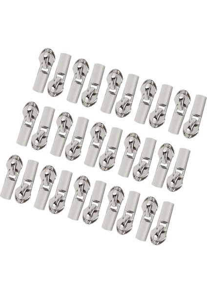 30 Fermuar Elcikleme Metal Ağır Hizmet Fermuar Elcikleme 3 Fermuar Argent (Yurt Dışından) indirimleri