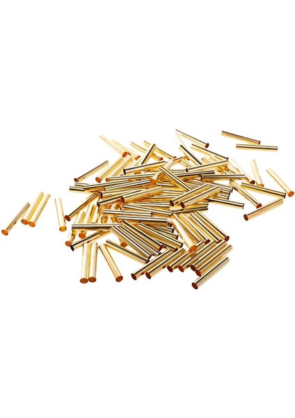 100X Tüp Pürüzsüz Metal Takı I Altın (Yurt Dışından) fiyatları