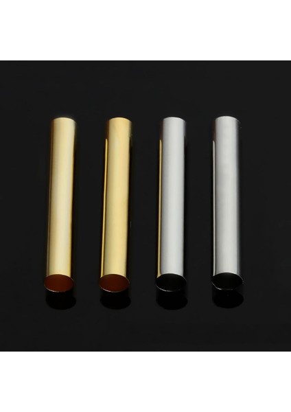 100X Tüp Pürüzsüz Metal Takı I Altın (Yurt Dışından) modelleri