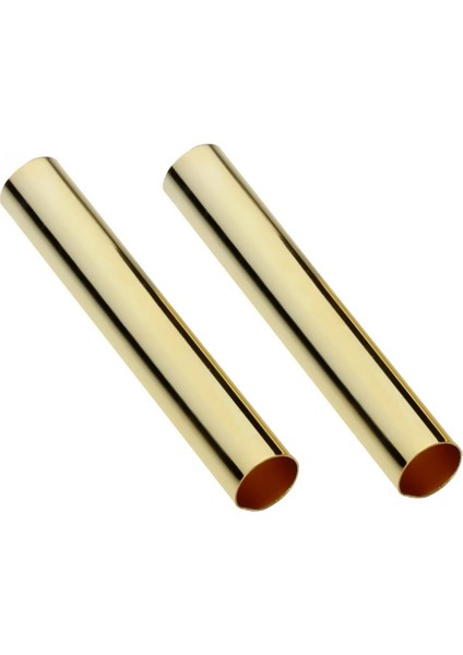 100X Tüp Pürüzsüz Metal Takı I Altın (Yurt Dışından) fırsatları