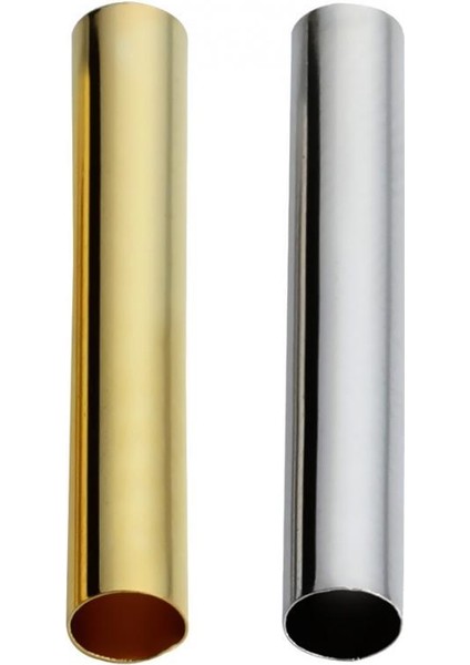 100X Tüp Pürüzsüz Metal Takı I Altın (Yurt Dışından) indirimleri