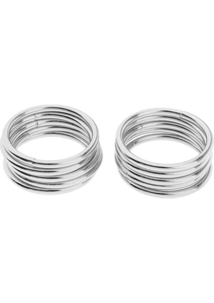 10PCS Dıy Yüzükler 35MM Hoop Loop Metal Yuvarlak Kapalı Yüzükler (Yurt Dışından)